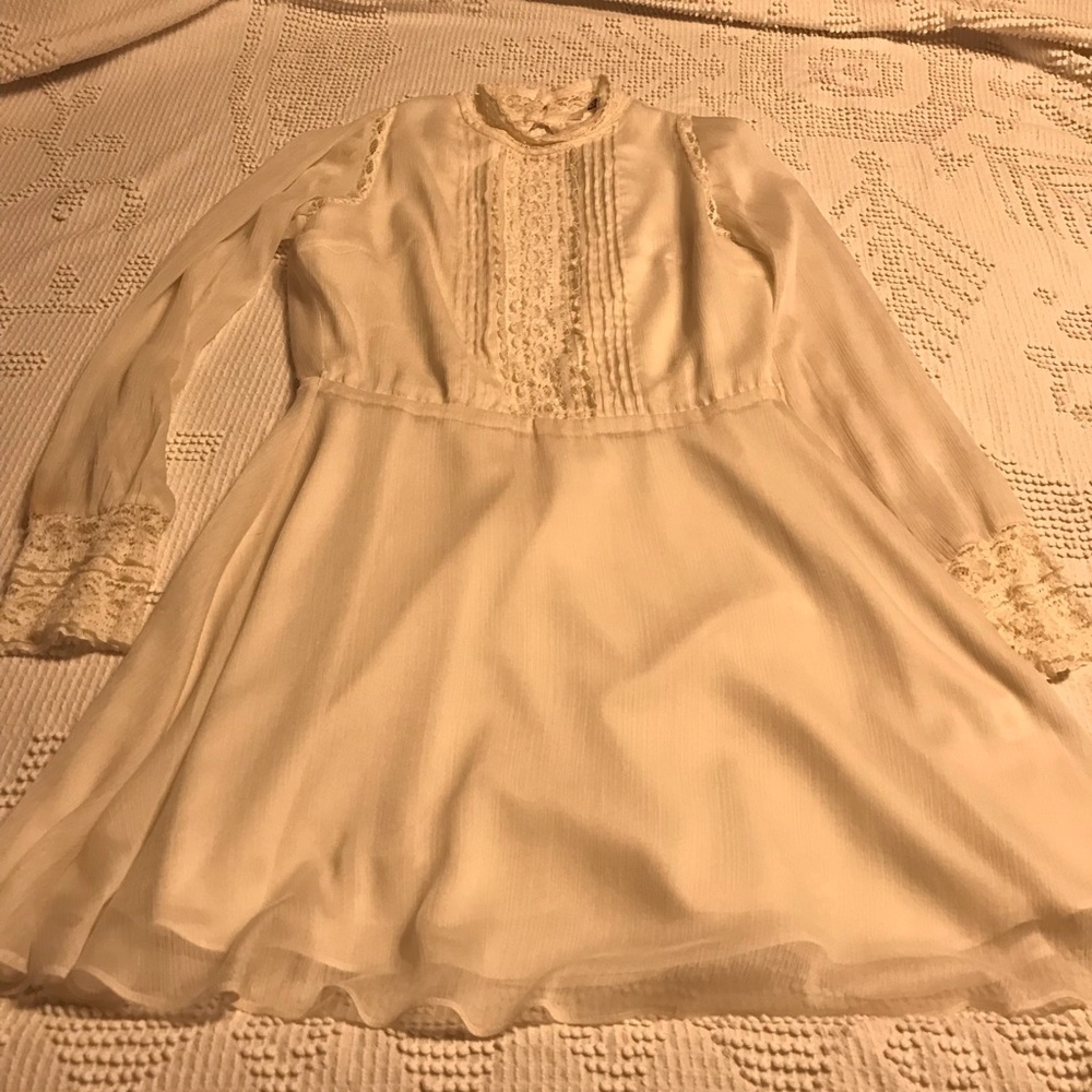 Dolce Vita long sleeve open back dress